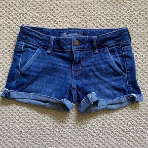 AE denim cutoff shorts